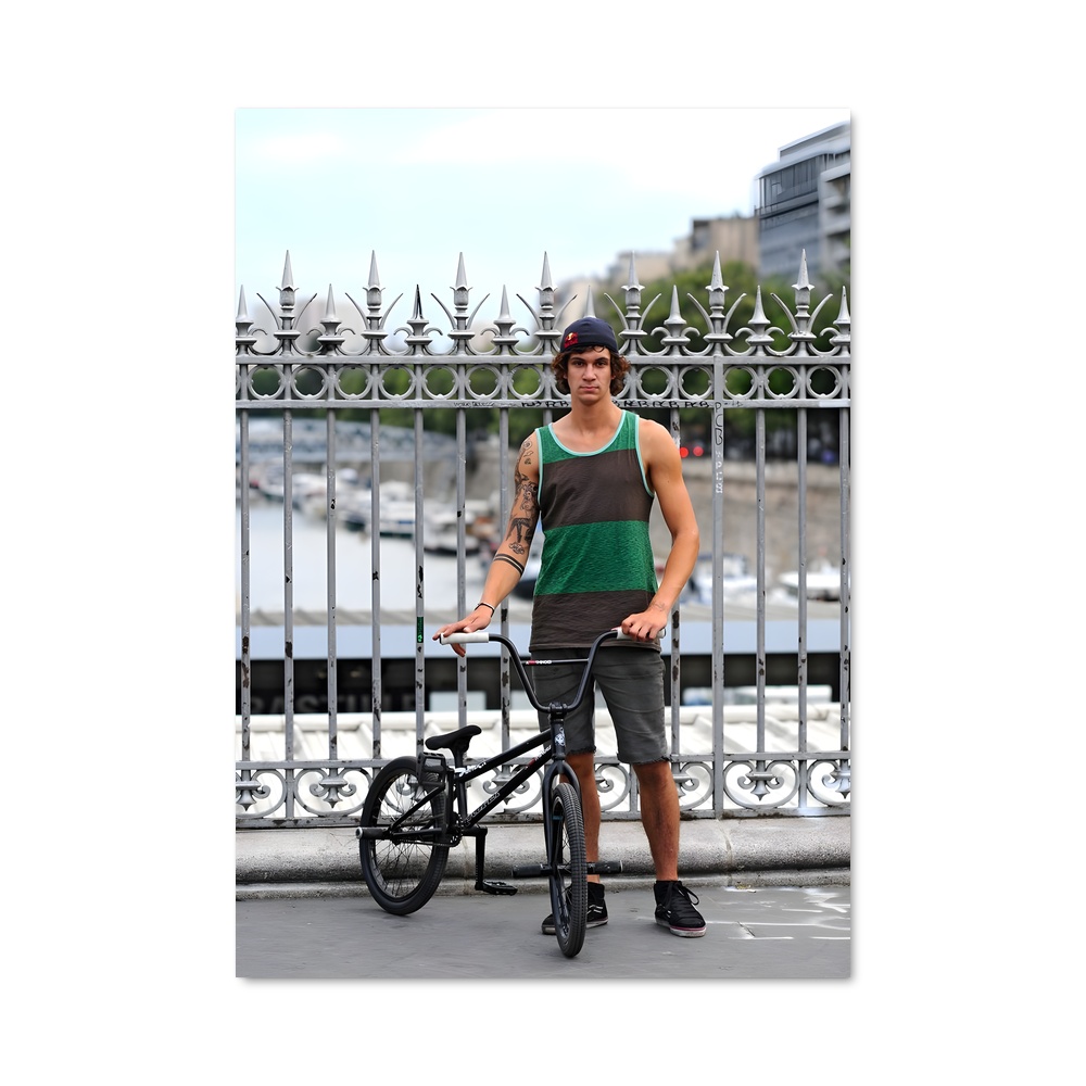 Poster La Liberté à Deux Roues – affiche BMX